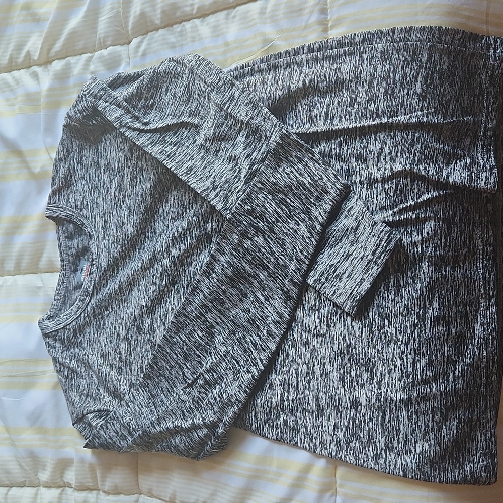 Arctic Trail trading co. warm inner long sleeves gray white unisex Large